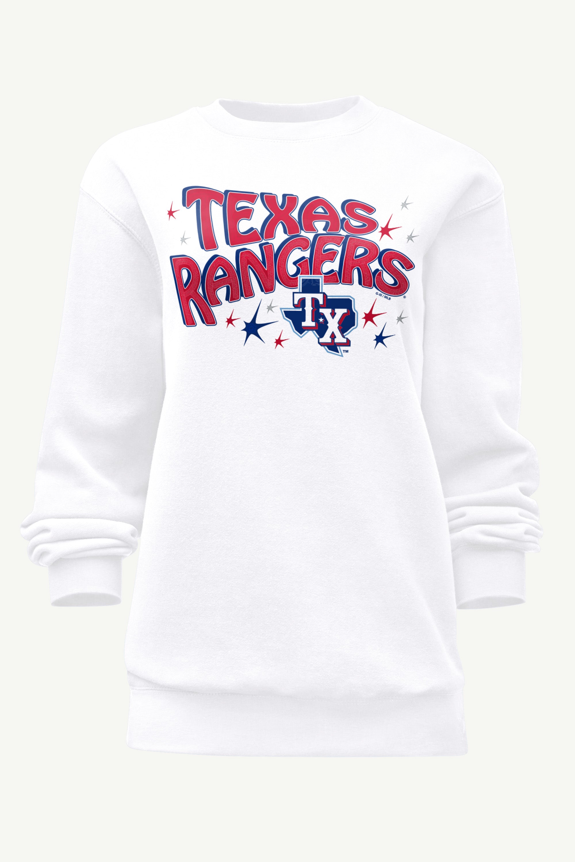 WOMENS TEXAS RANGERS FIREWORKS SWEATSHIRT View 1 | MLB