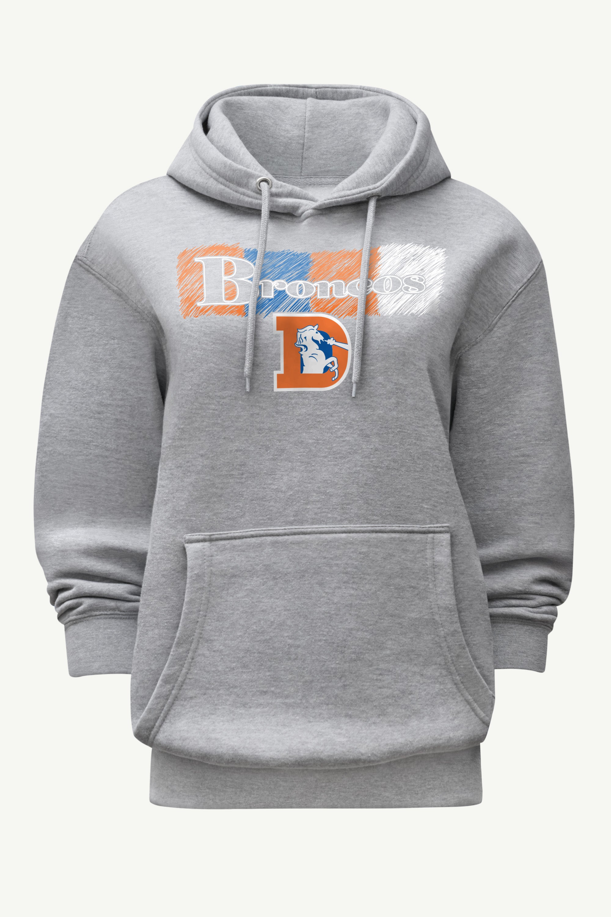 WOMENS DENVER BRONCOS COLOR SHADDING HOODIE View 1 | NFL