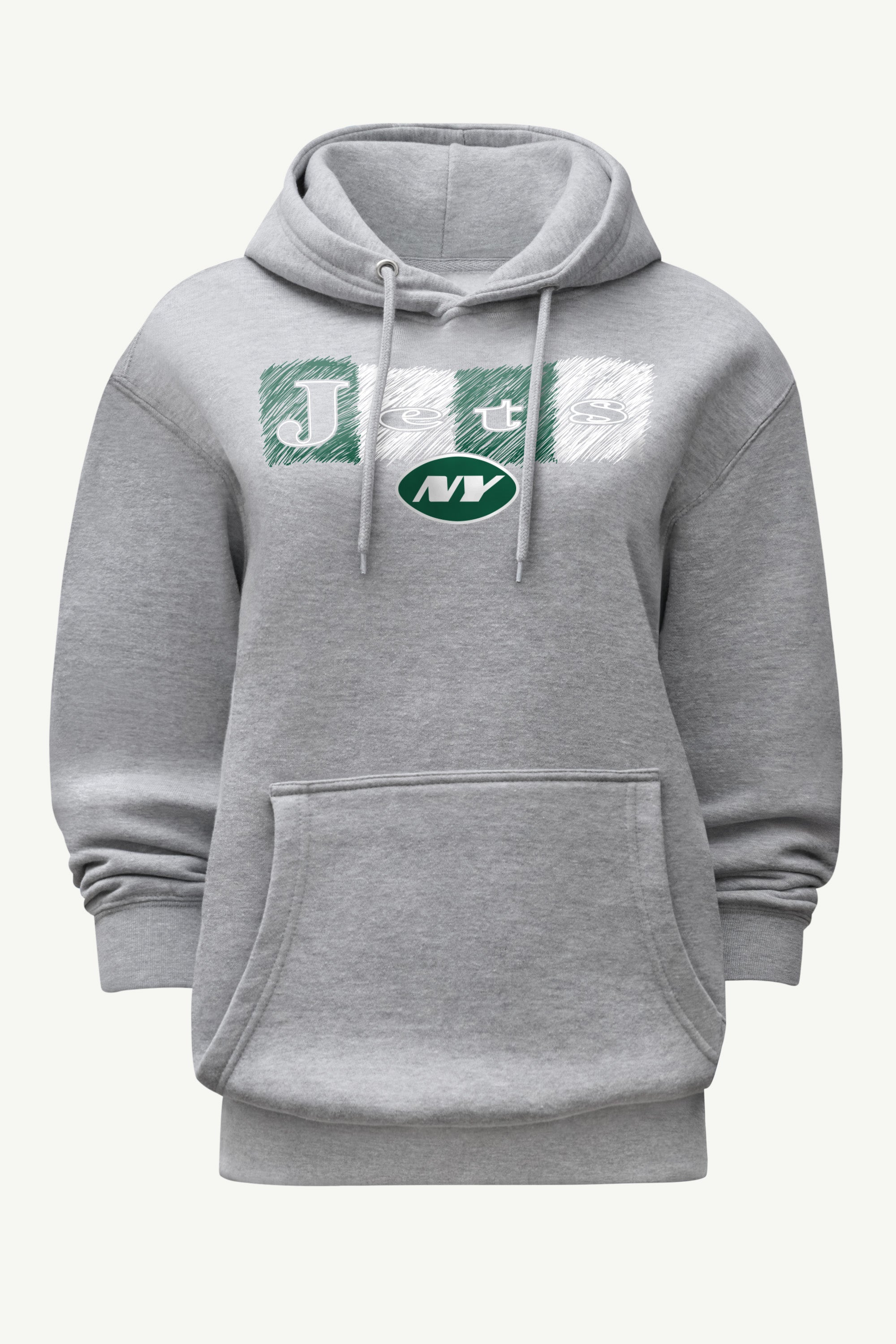 WOMENS NEW YORK JETS COLOR SHADING HOODIE View 1 | NFL
