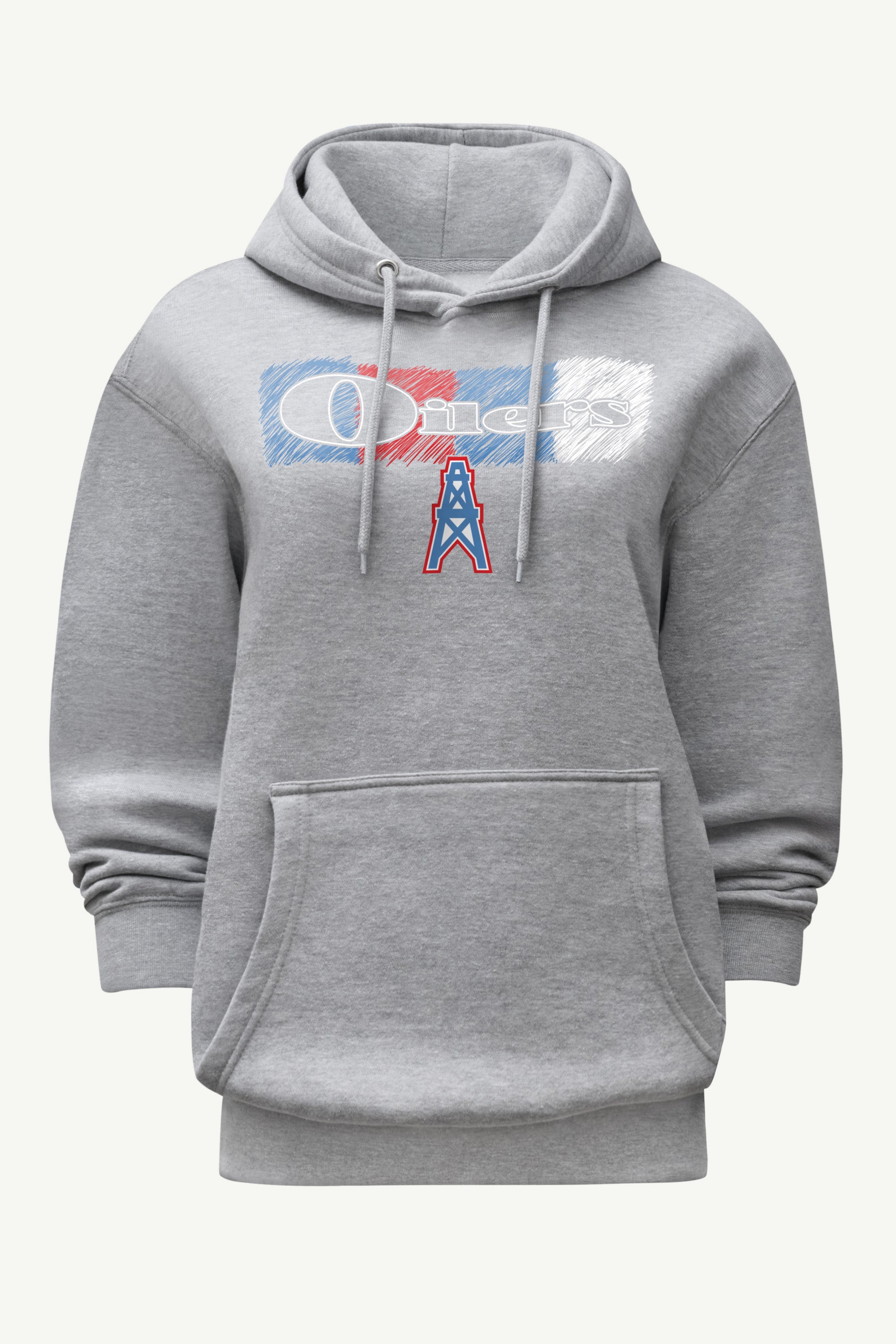 WOMENS HOUSTON OILERS COLOR SHADING HOODIE View 1 | NFL WOMENS HOUSTON OILERS COLOR SHADING HOODIE View 1 | NFL