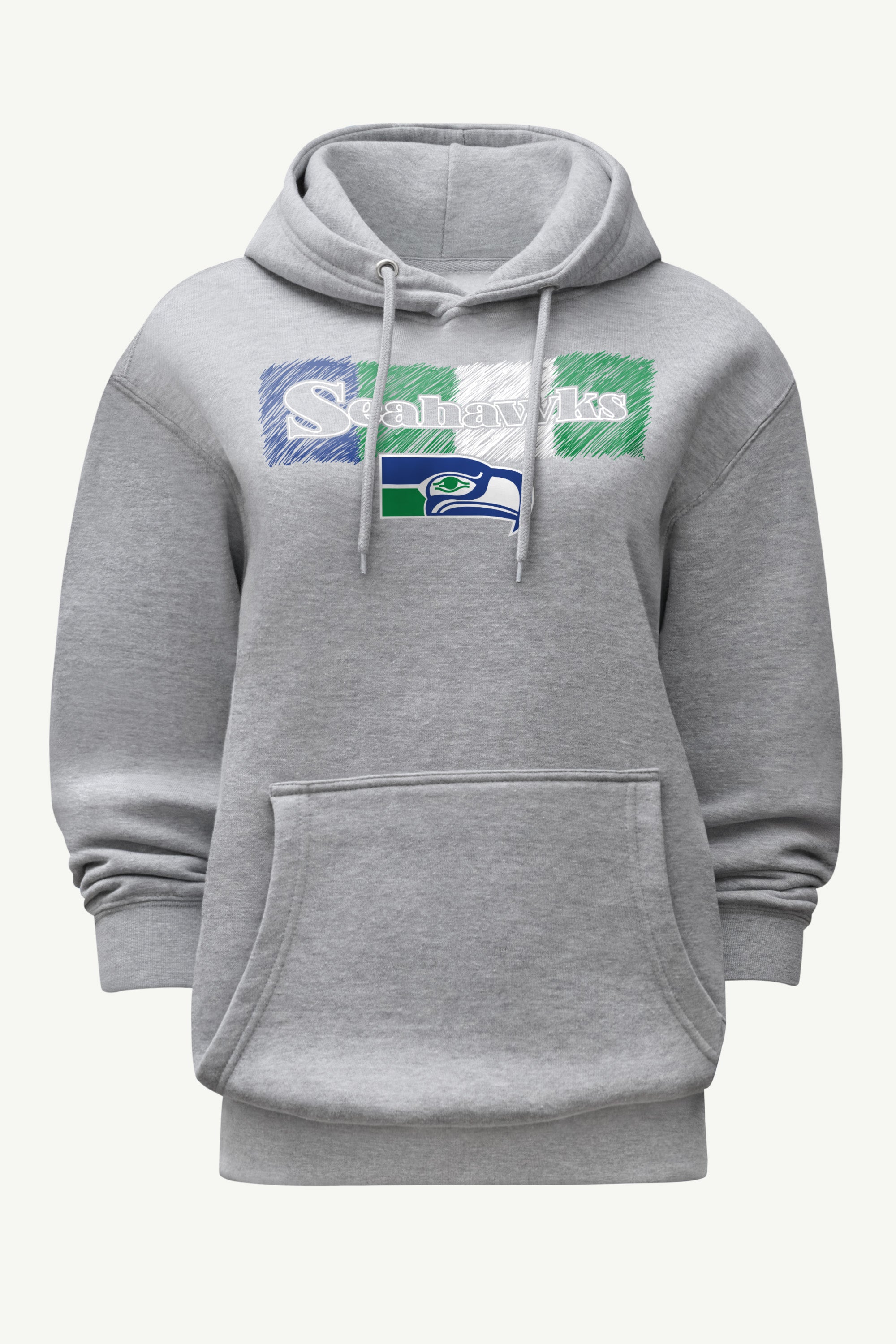 WOMENS SEATTLE SEAHAWKS COLOR SHADING HOODIE View 1 | NFL