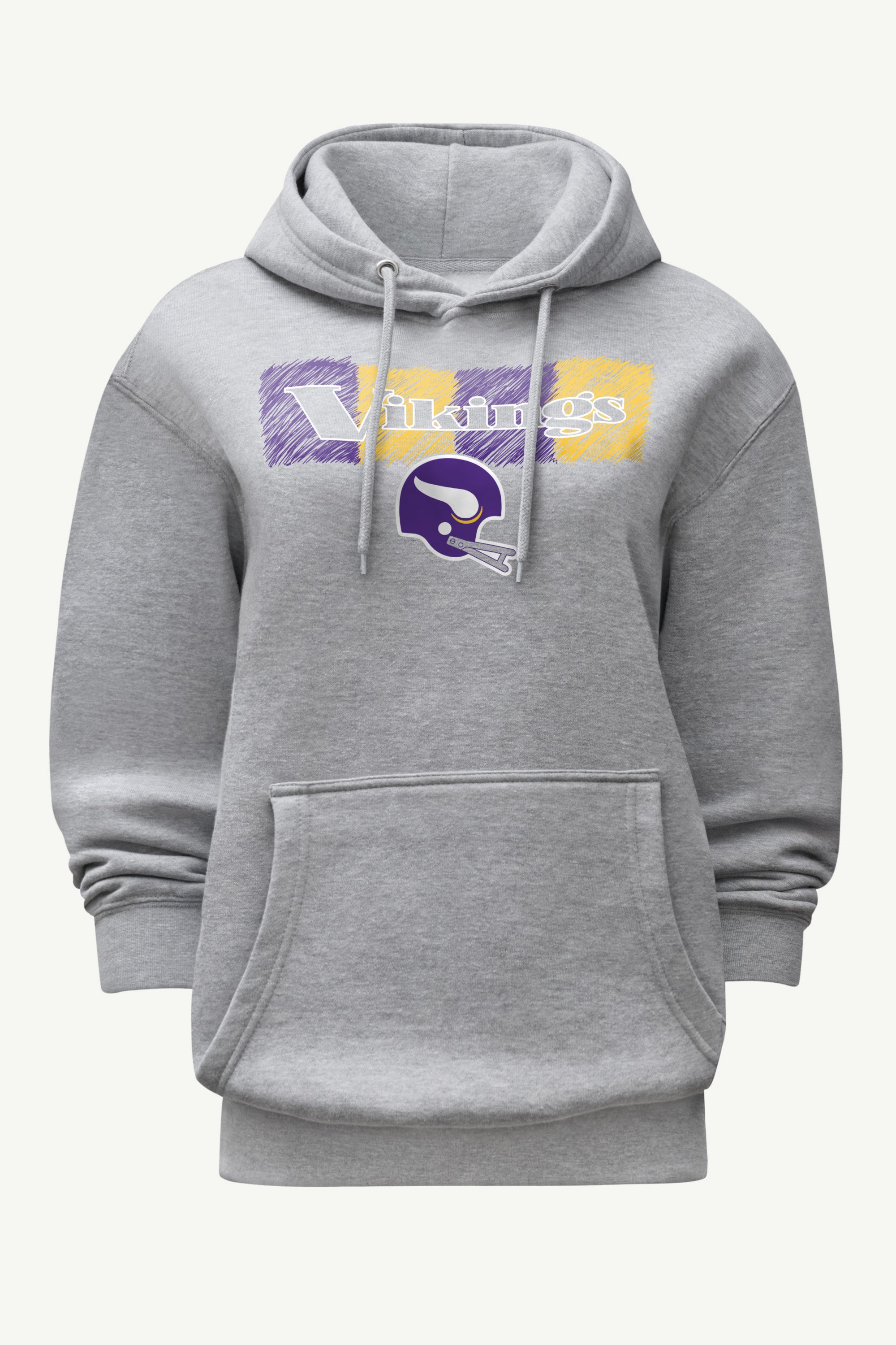 WOMENS MINNESOTA VIKINGS COLOR SHADING HOODIE View 1 | NFL