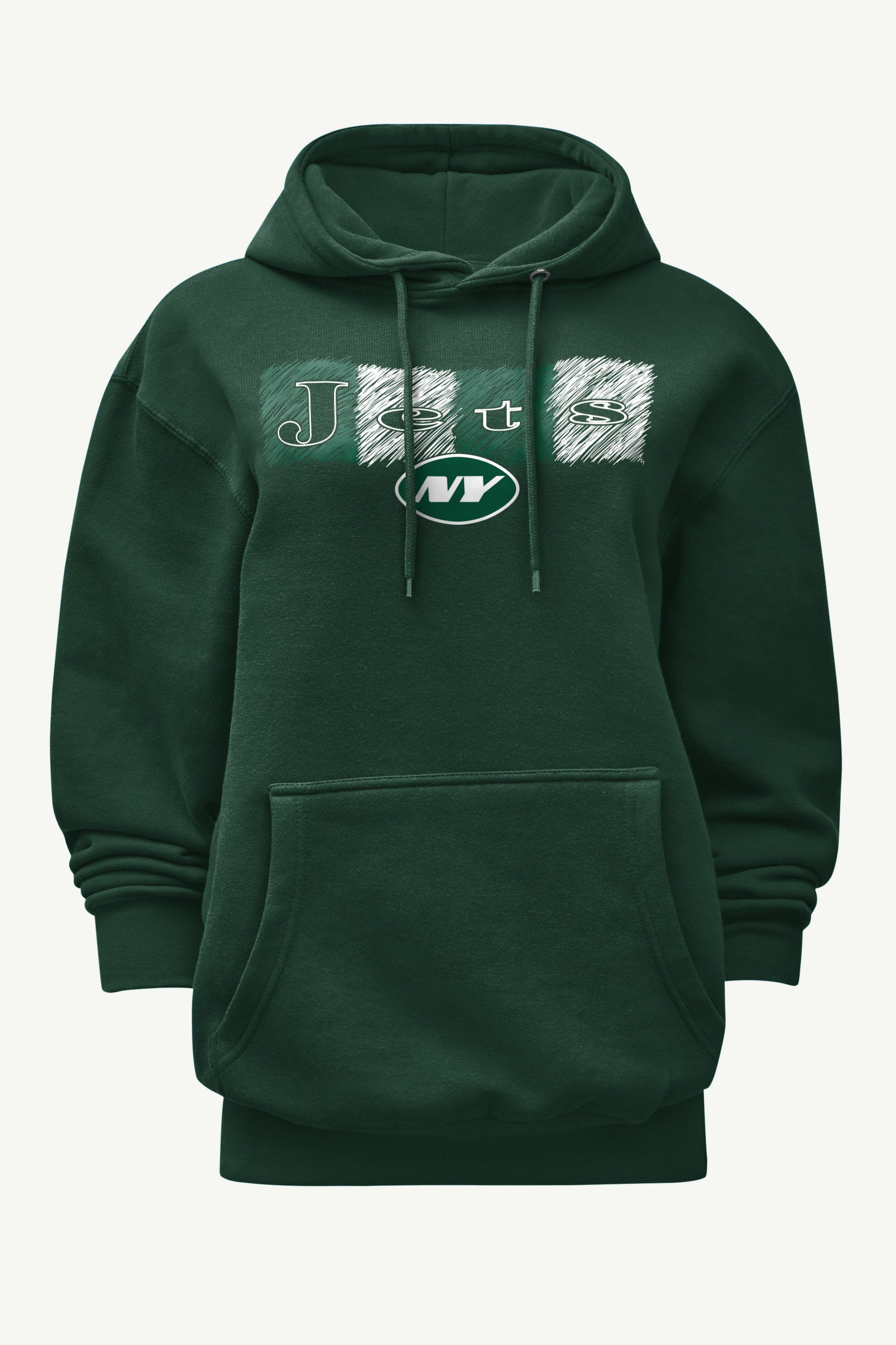 WOMENS NEW YORK JETS COLOR SHADING HOODIE View 1 | NFL