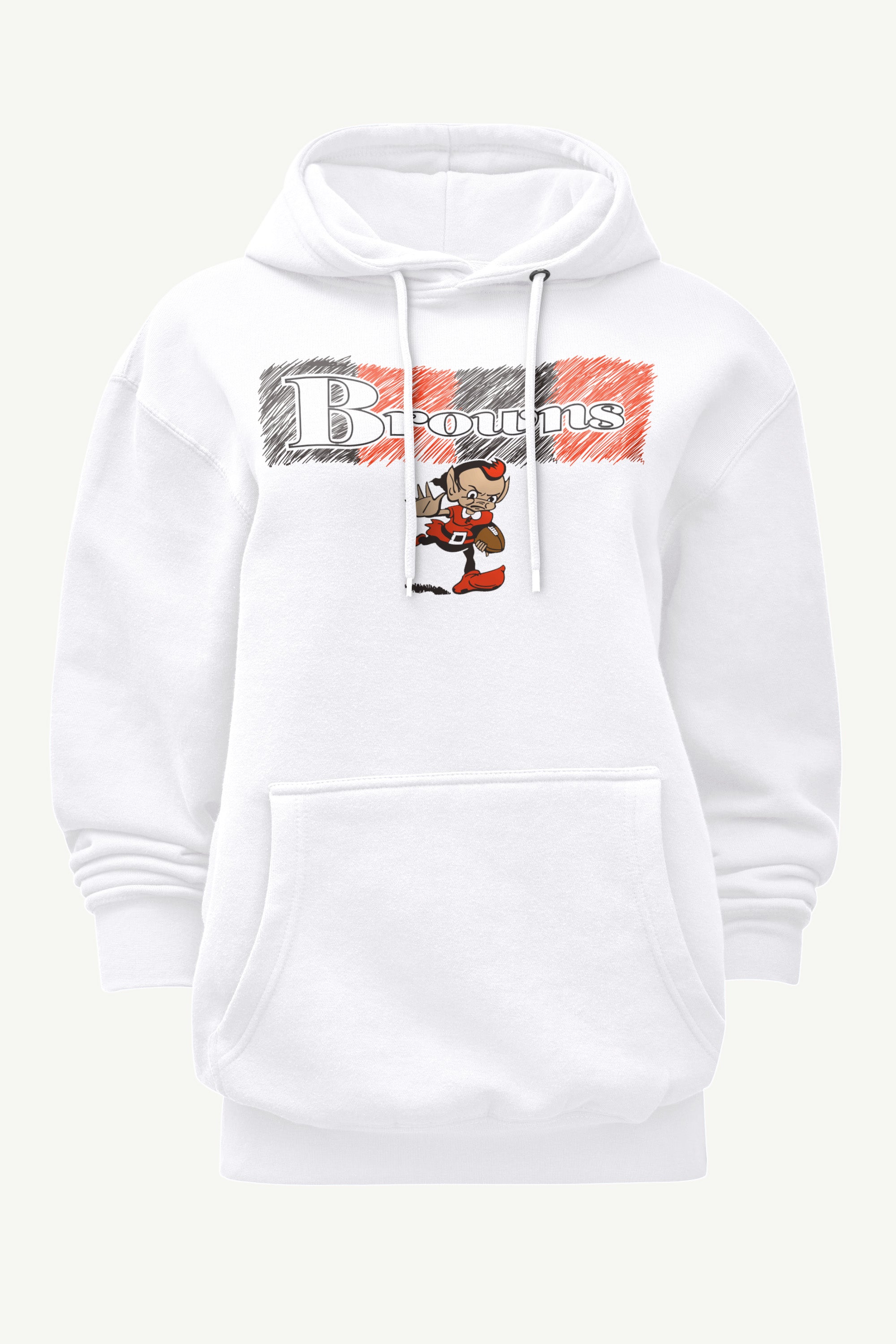WOMENS CLEVELAND BROWNS COLOR SHADDING HOODIE View 1 | Cleveland Browns