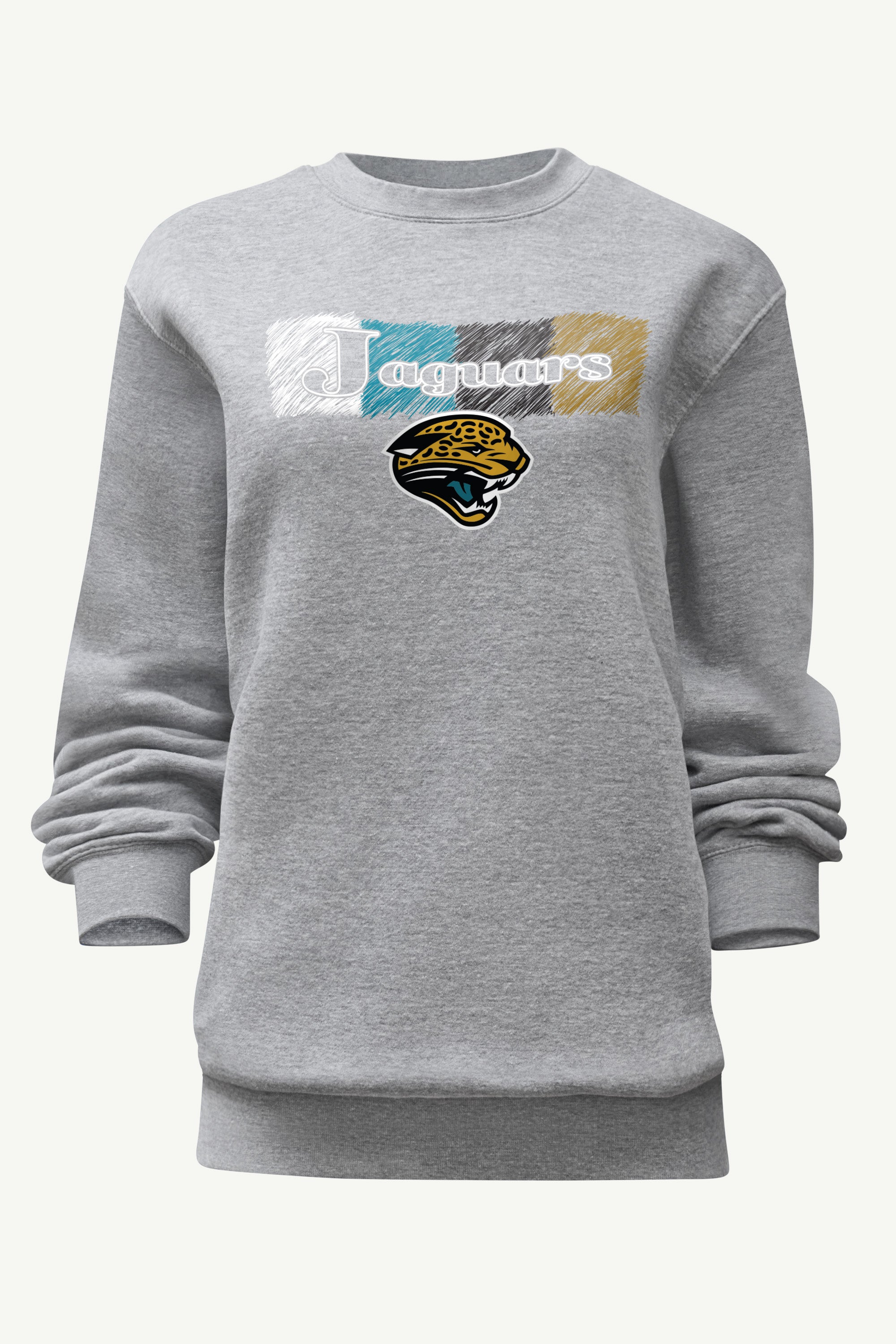 WOMENS JACKSONVILLE JAGUARS COLOR SHADDING SWEATSHIRT View 1 | Jacksonville Jaguars