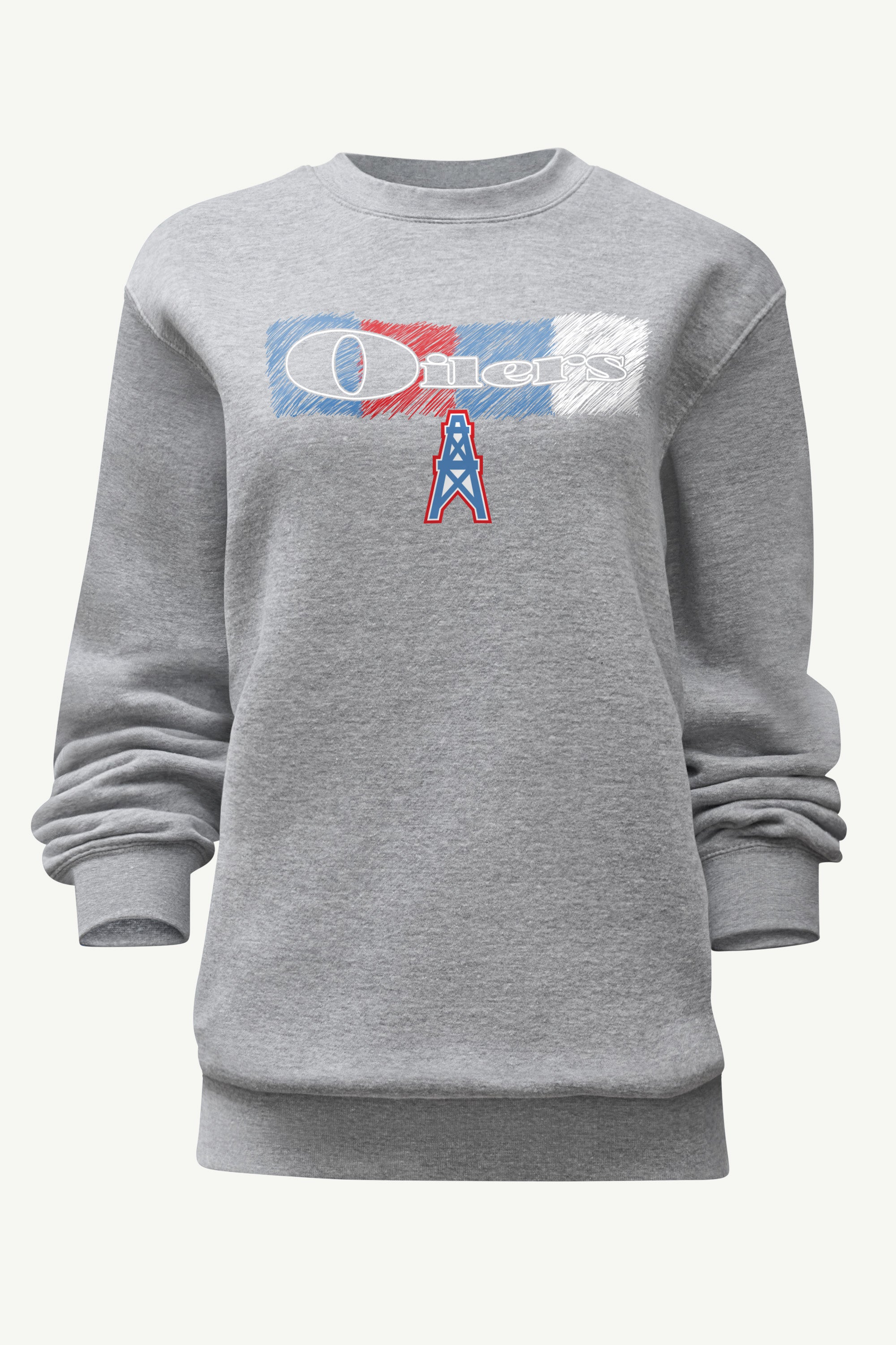 WOMENS HOUSTON OILERS COLOR SHADDING SWEATSHIRT View 1 | NFL