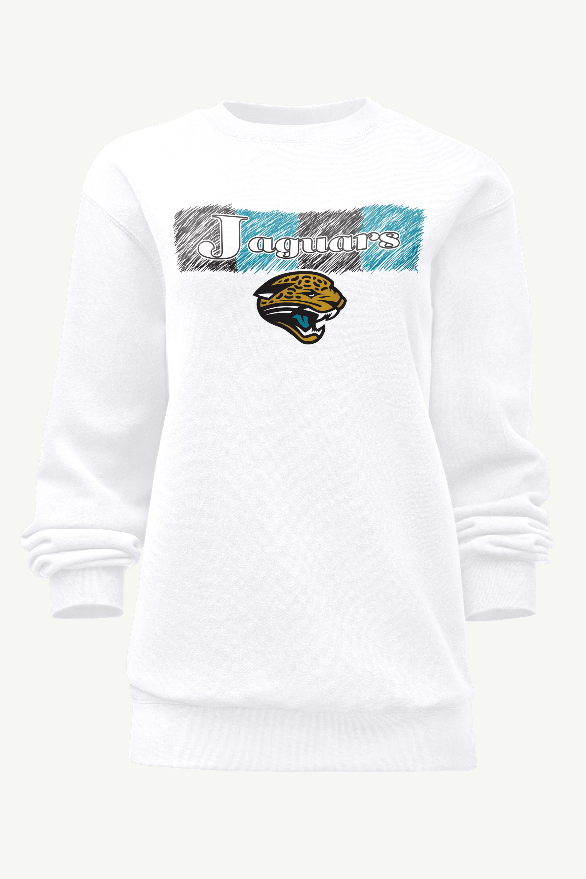 WOMENS JACKSONVILLE JAGUARS COLOR SHADDING SWEATSHIRT View 1 | Jacksonville Jaguars