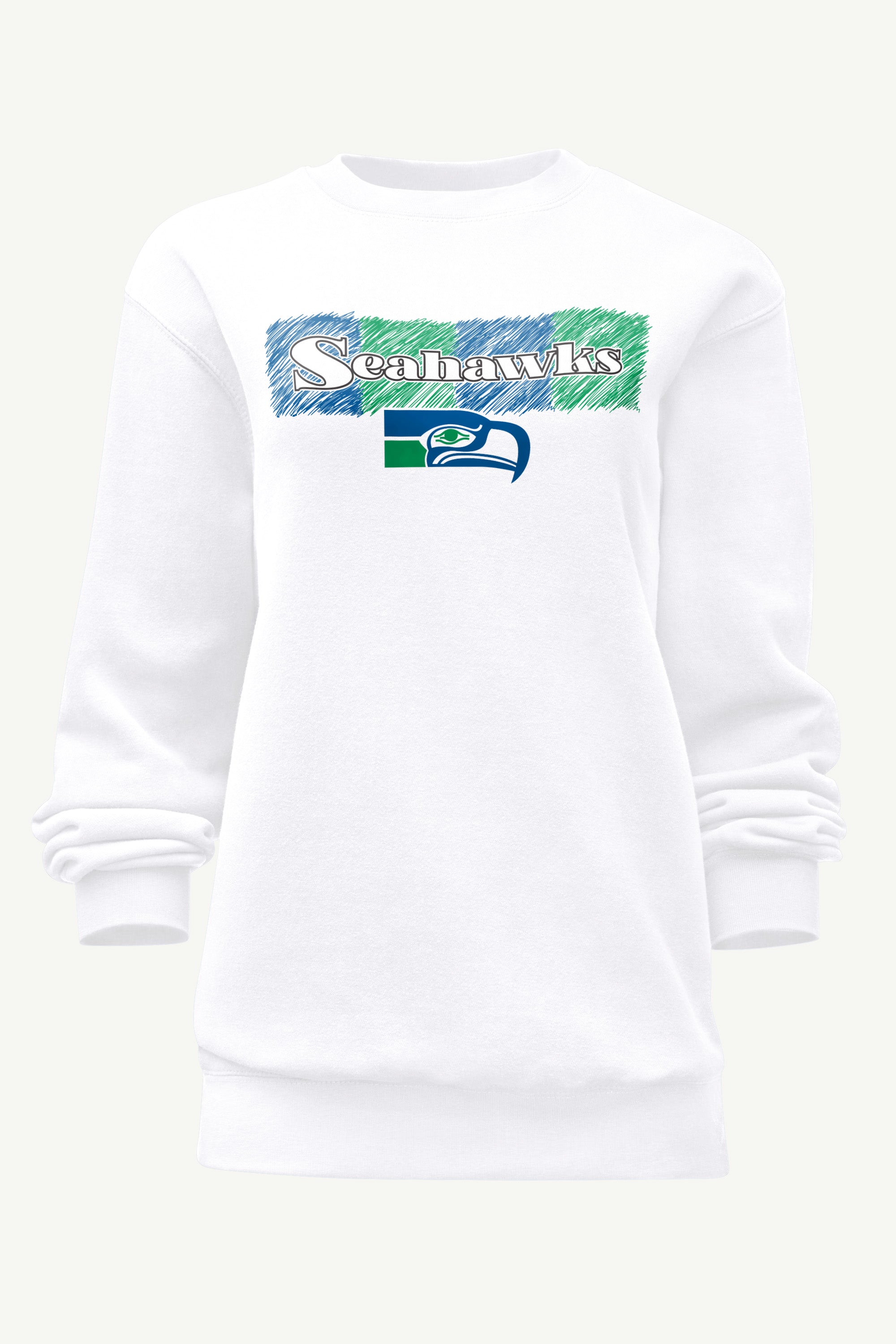 WOMENS SEATTLE SEAHAWKS COLOR SHADDING SWEATSHIRT View 1 | NFL