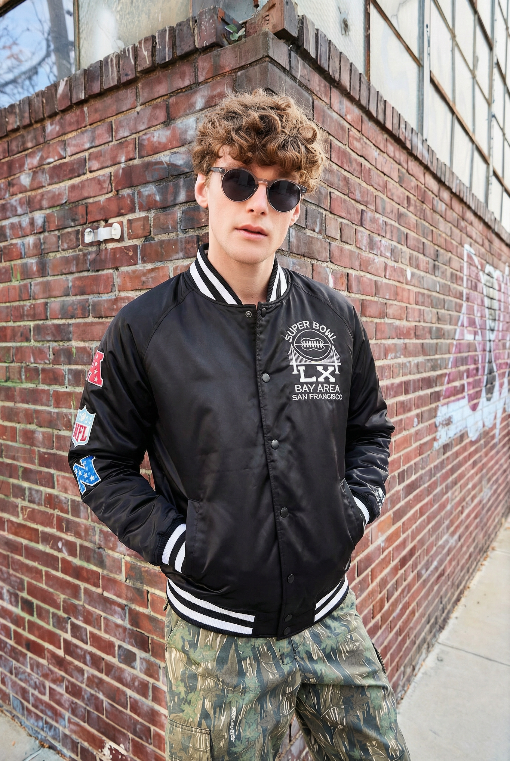 MENS SUPER BOWL LX VARSITY JACKET View 5