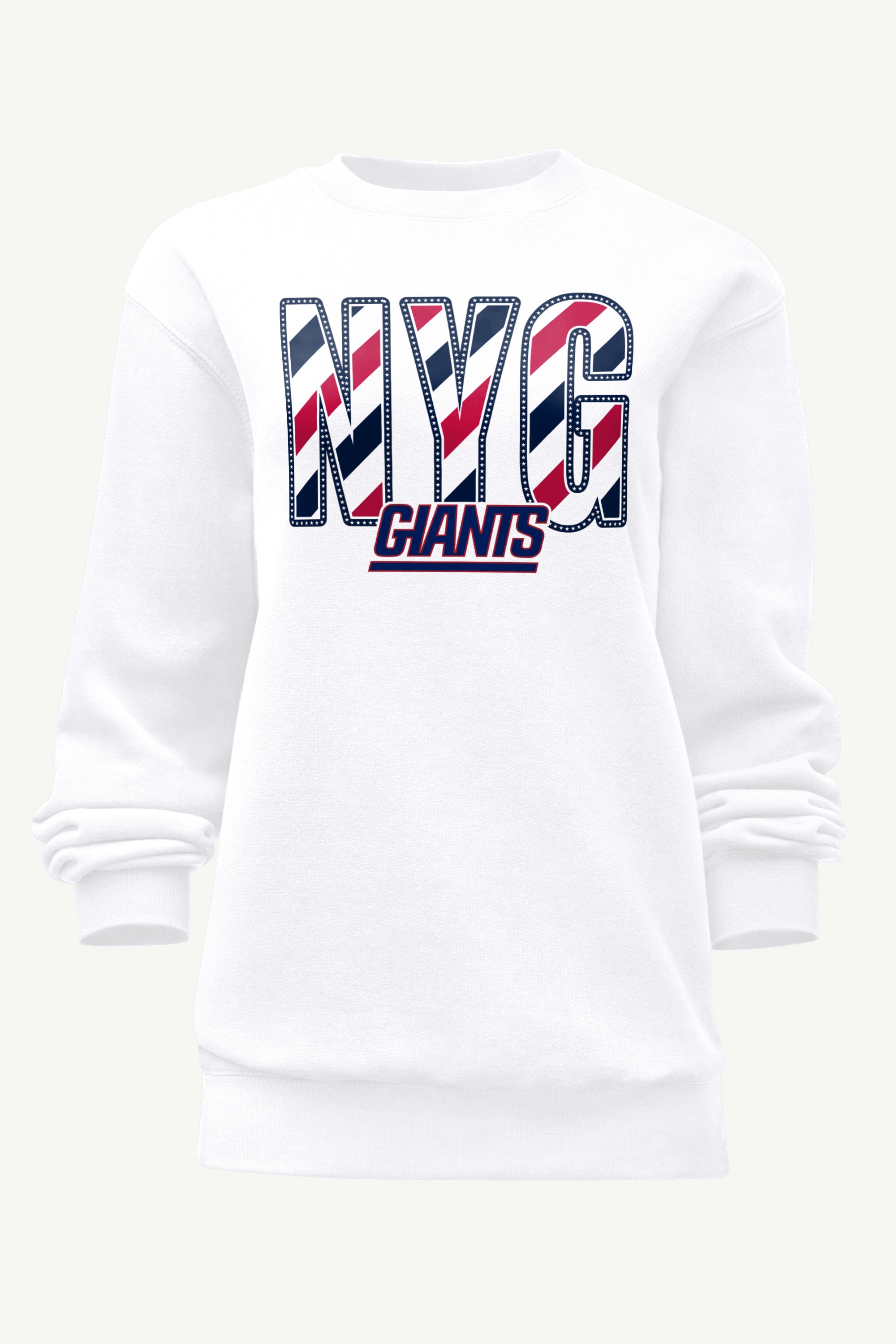 WOMENS NEW YORK GIANTS STARS AND STRIPES SWEATSHIRT View 1