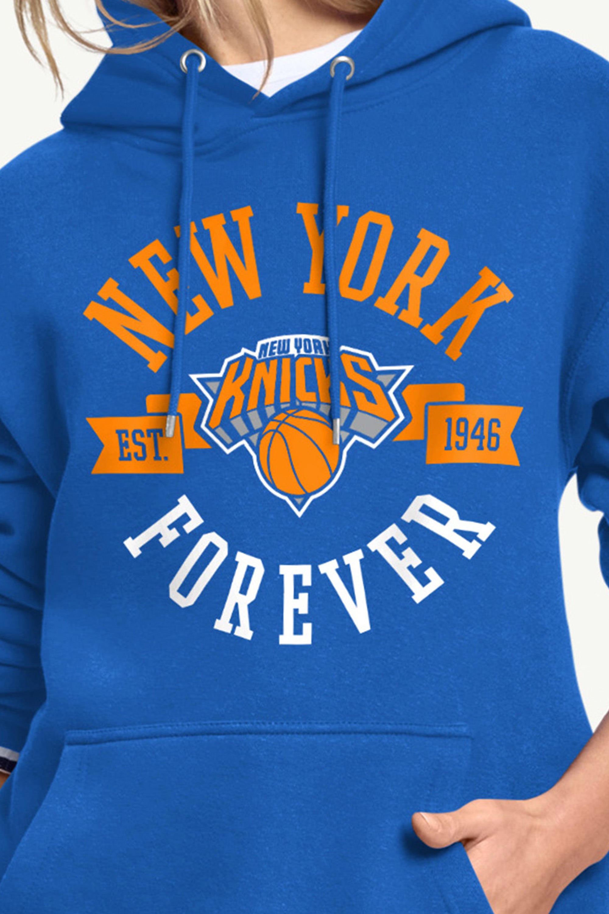 WOMENS NEW YORK KNICKS FOREVER HOODIE View 2