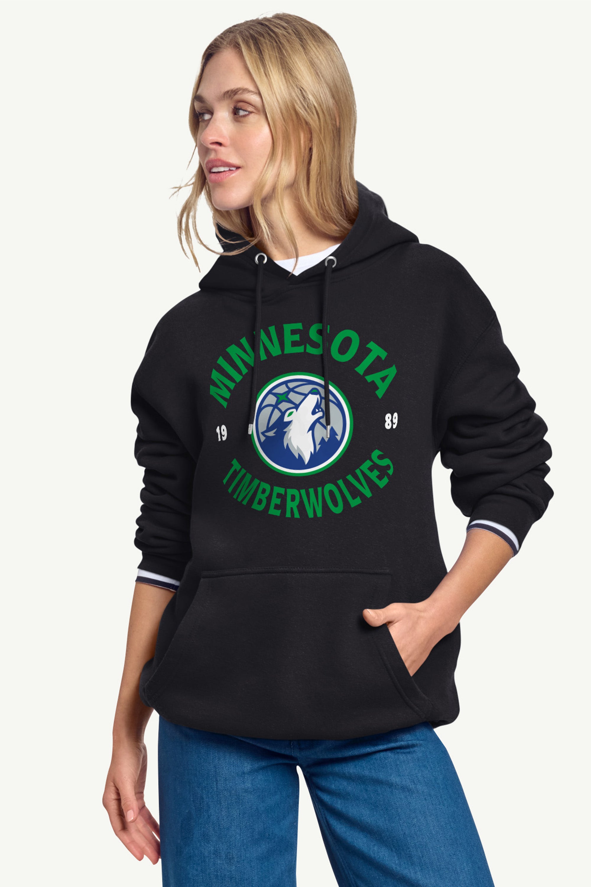 WOMENS MINNESOTA TIMBERWOLVES FOUNDING SEASON HOODIE View 1 | Minnesota Timberwolves