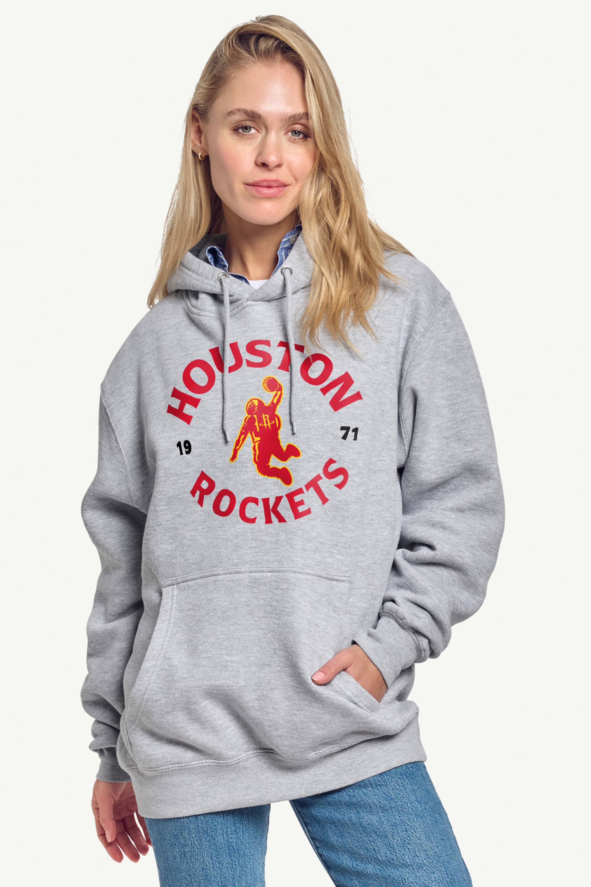 WOMENS HOUSTON ROCKETS  FOUNDING SEASON HOODIE View 1 | STARTER JACKETS