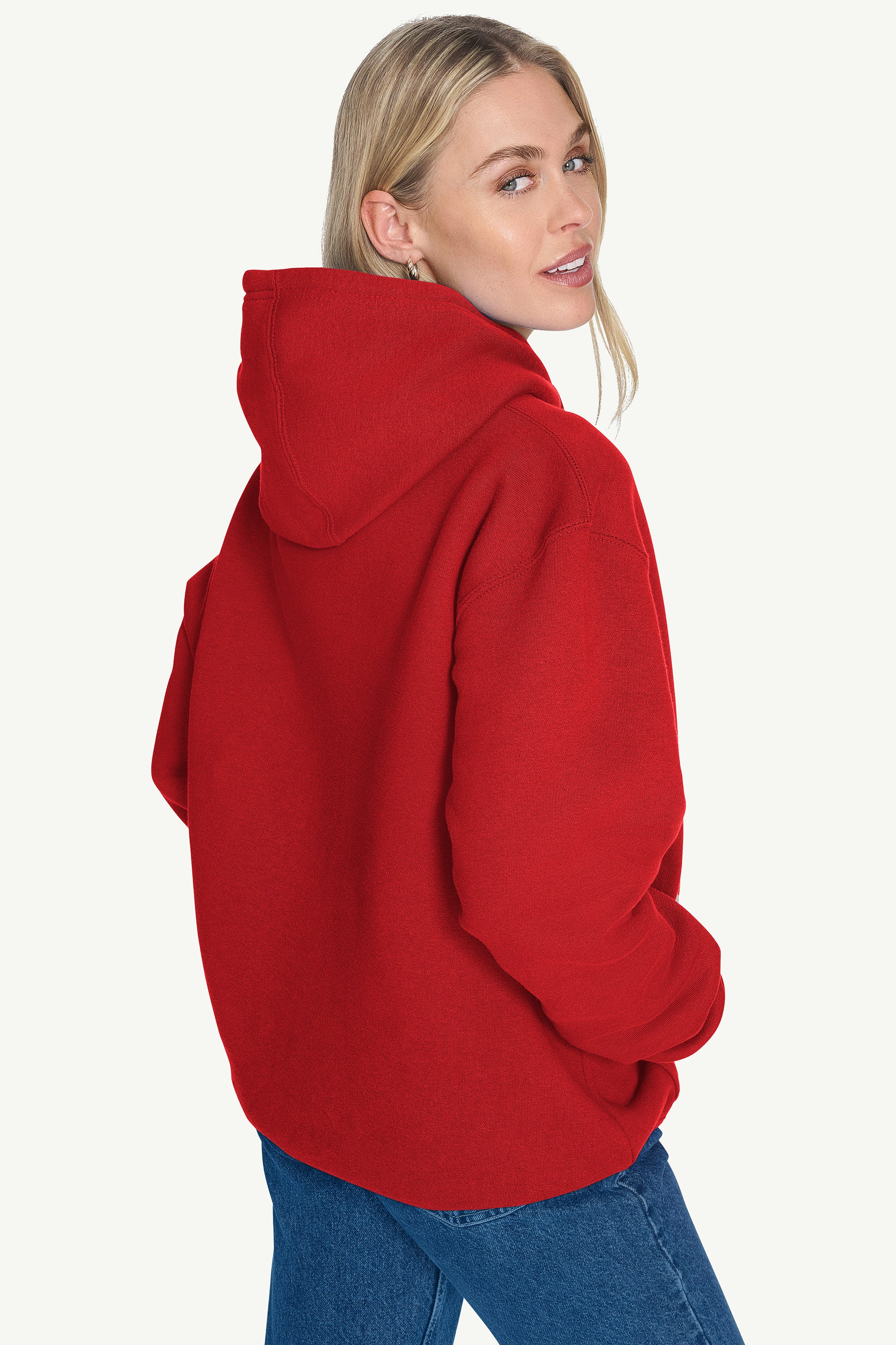 WOMENS HOUSTON ROCKETS ARCH STRIPE HOODIE View 3
