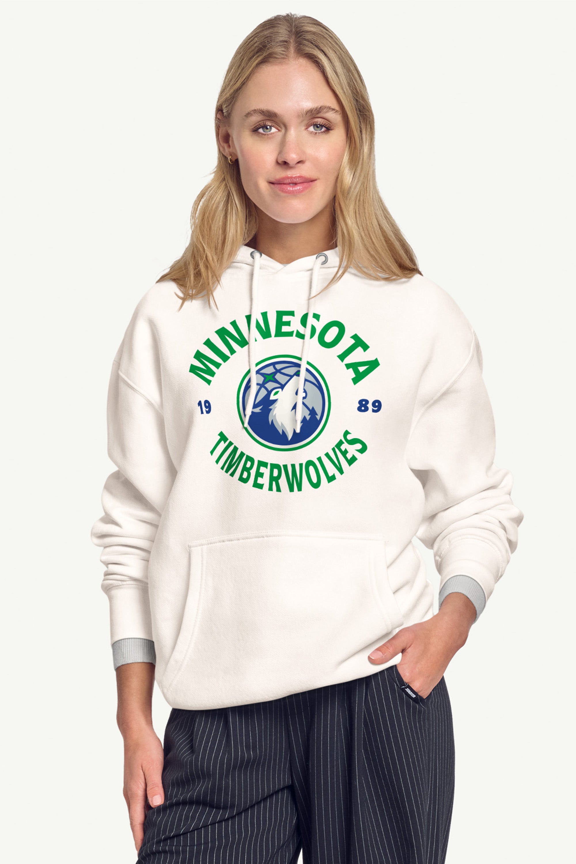 WOMENS MINNESOTA TIMBERWOLVES FOUNDING SEASON HOODIE View 1