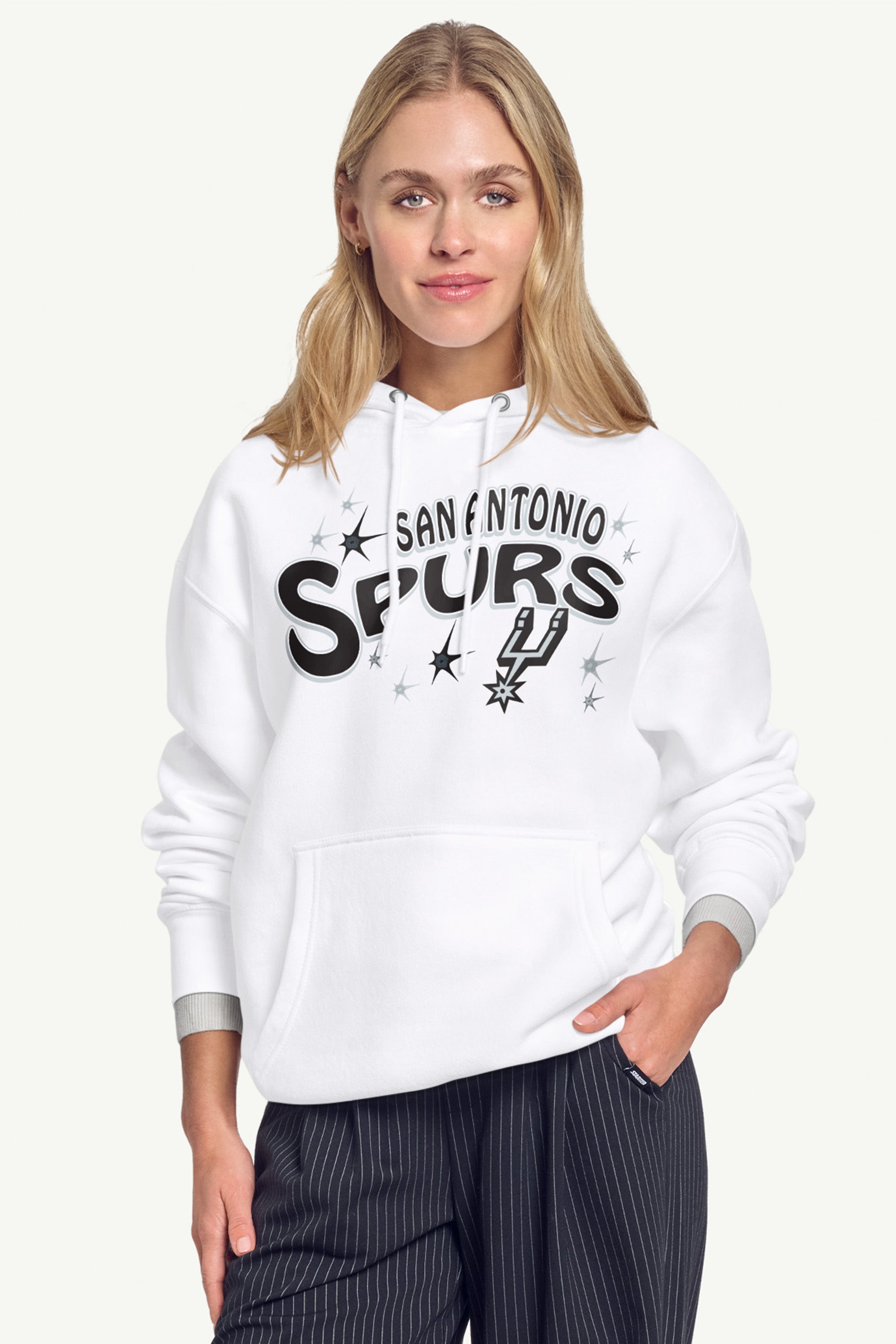 WOMENS SAN ANTONIO SPURS FIREWORKS HOODIE View 1