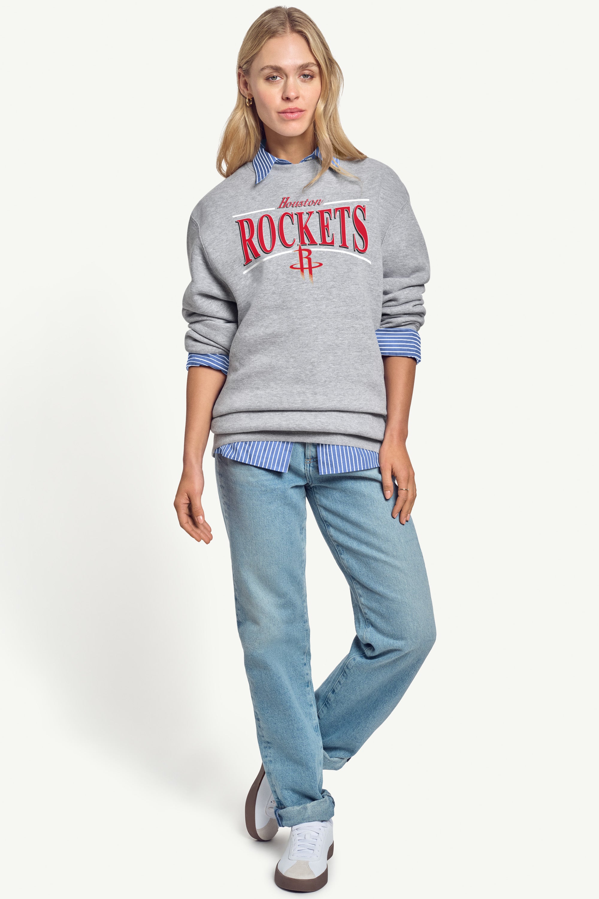 WOMENS HOUSTON ROCKETS ARCH SWEATSHIRT View 4