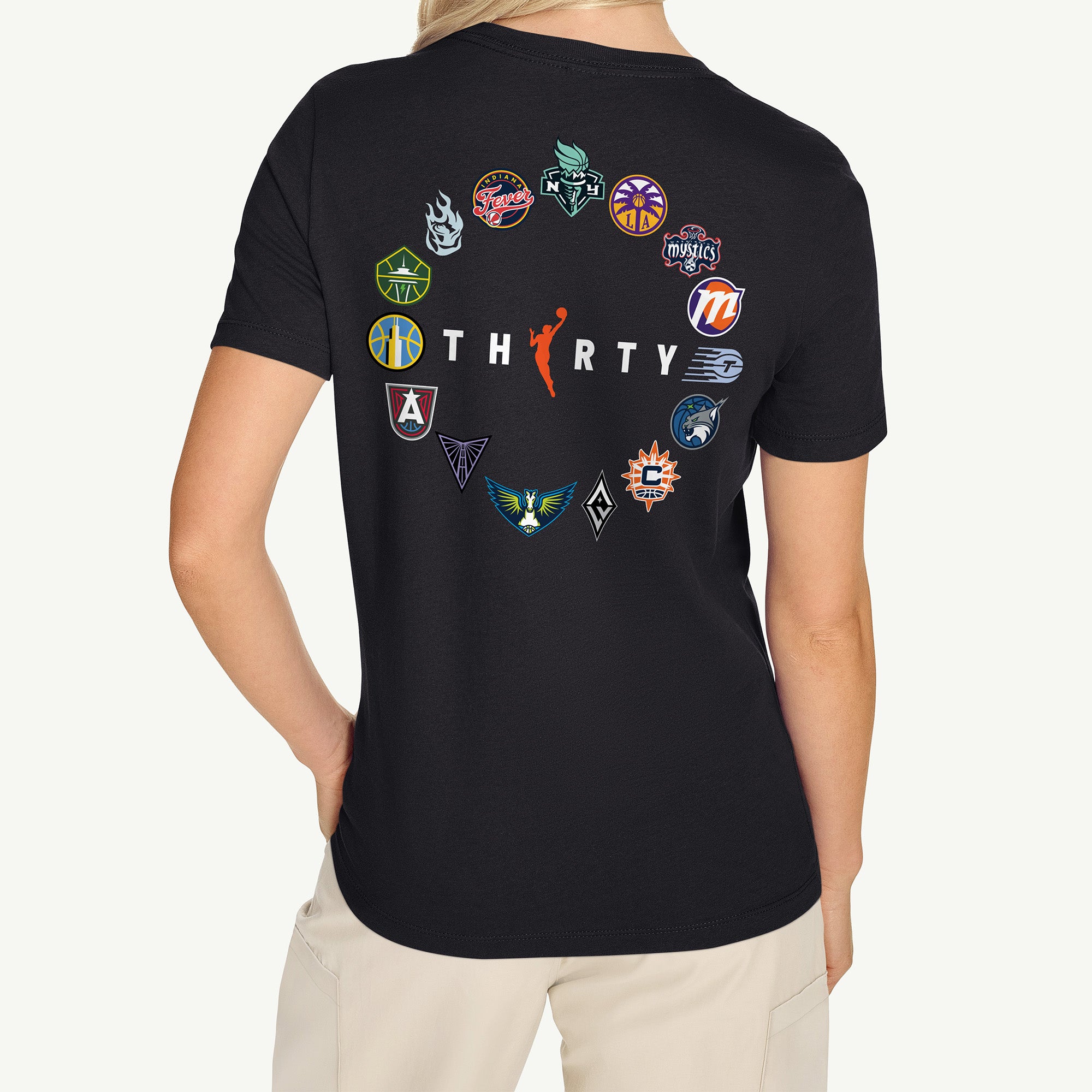 WNBA 30TH ANNIVERSARY PRINTED SHORT SLEEVE T SHIRT View 2 | New Arrivals