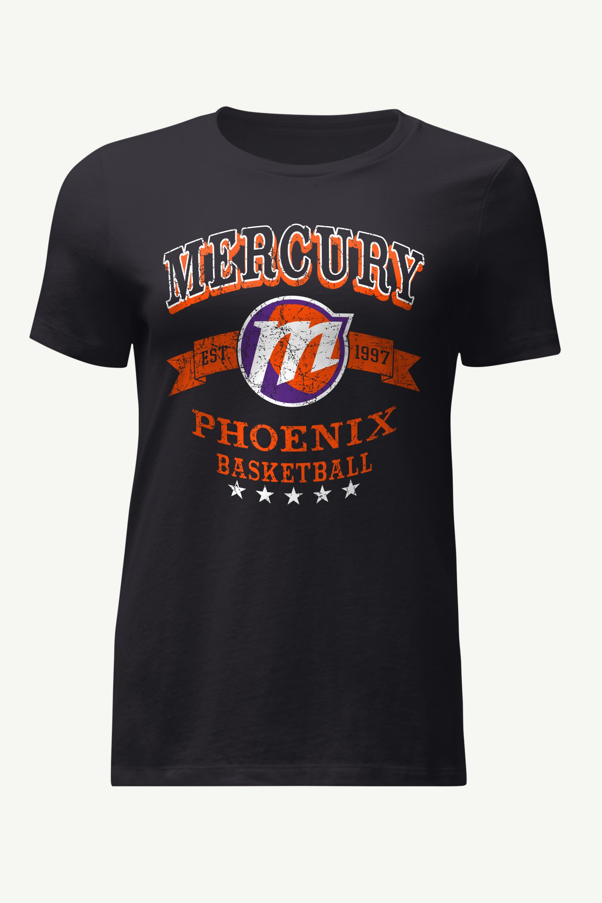 WOMENS WNBA PHOENIX MERCURY BLEACHERS & BANNER T SHIRT View 1 | Phoenix Mercury