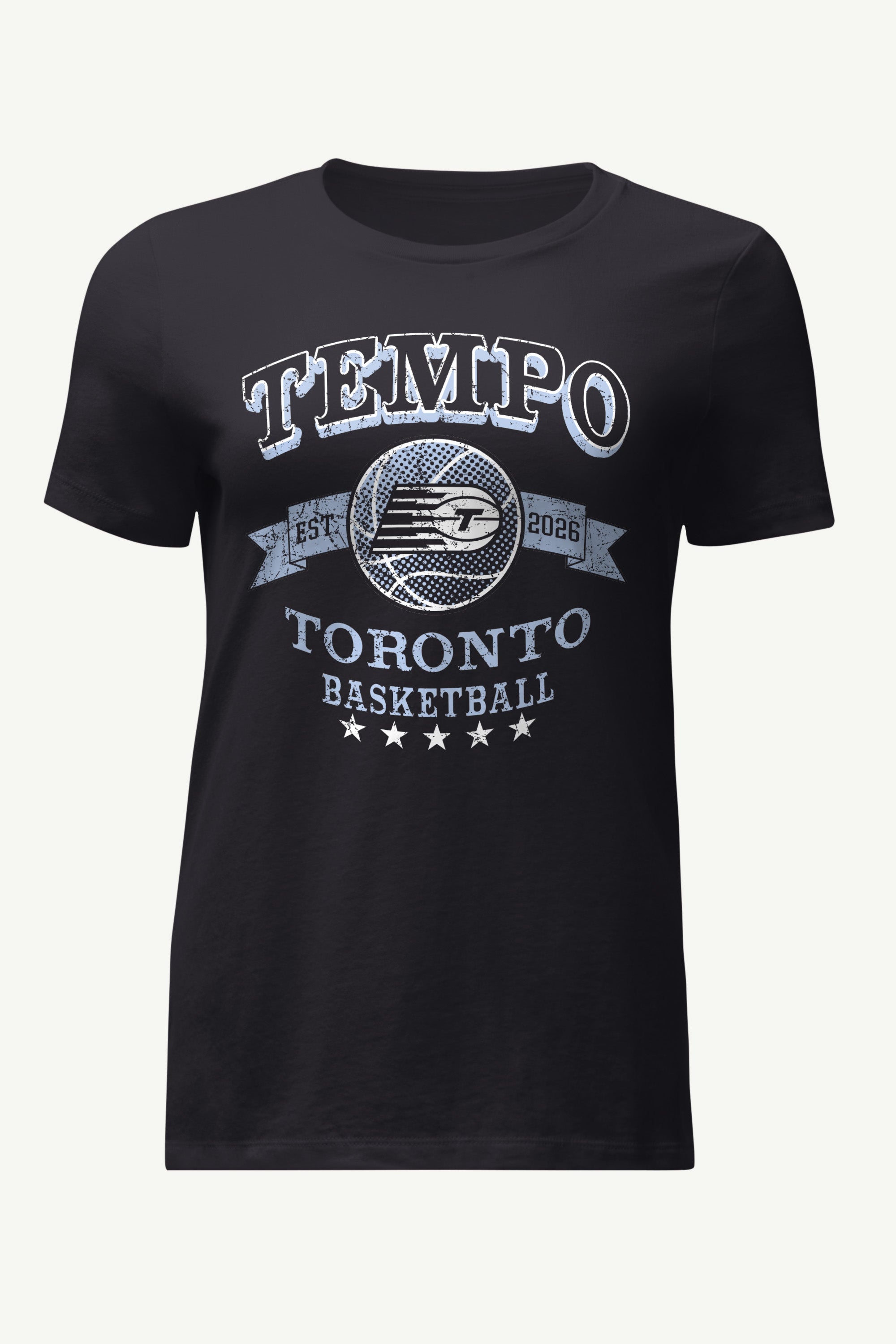 WOMENS WNBA TORONTO TEMPO BLEACHERS & BANNER T SHIRT View 1 | Toronto Tempo