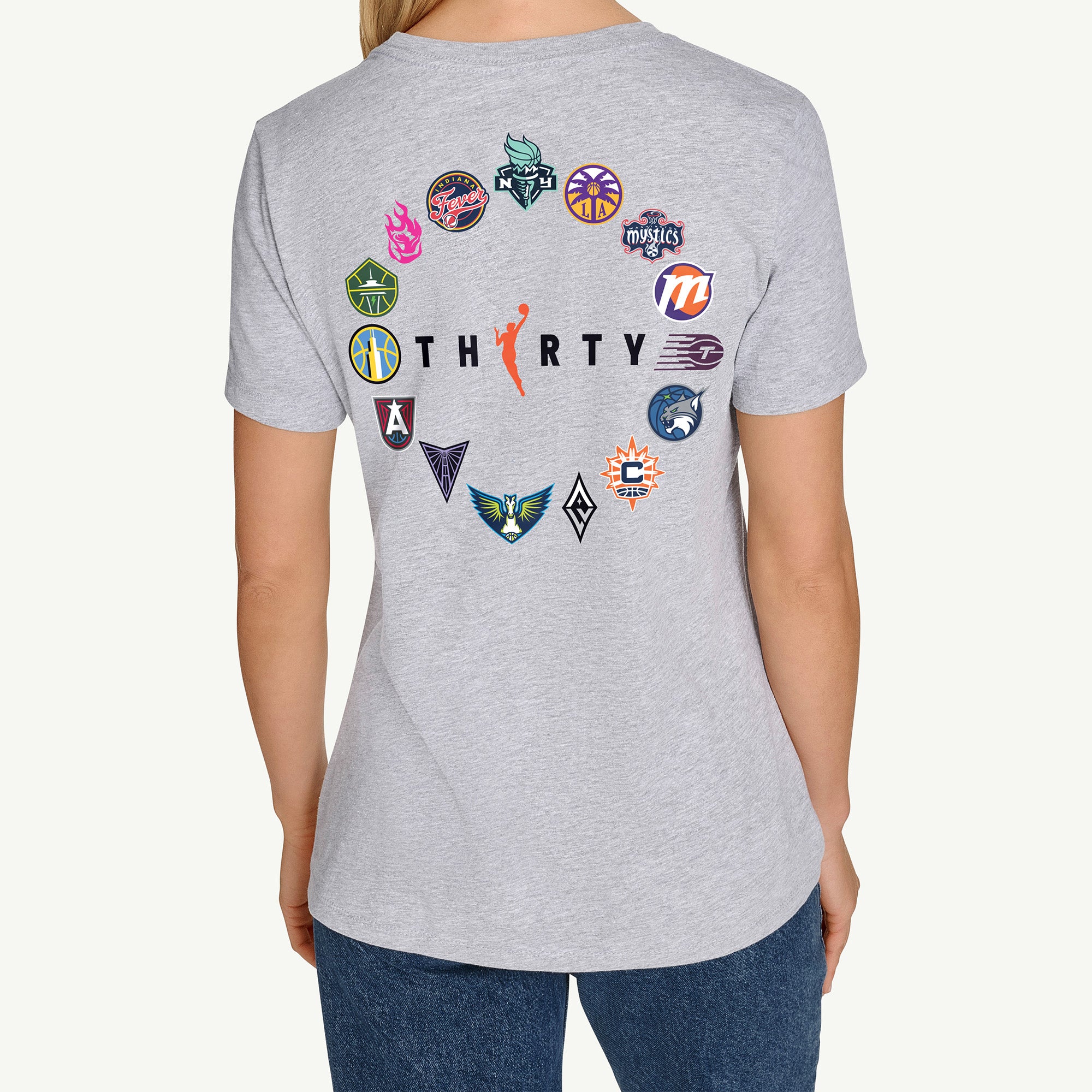 WNBA 30TH ANNIVERSARY PRINTED SHORT SLEEVE T SHIRT View 2