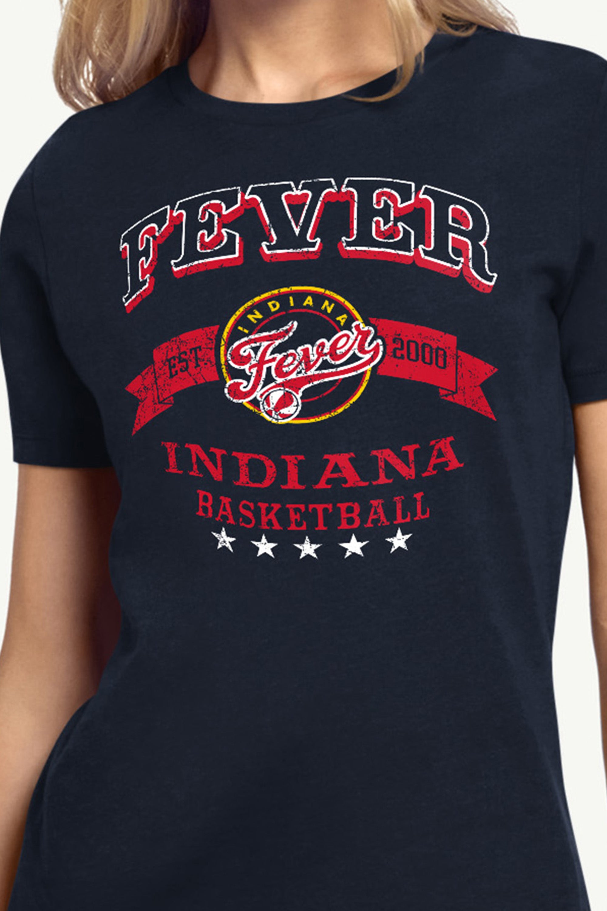 WOMENS WNBA INDIANA FEVER BLEACHERS & BANNER T SHIRT View 2 | Indiana Fever