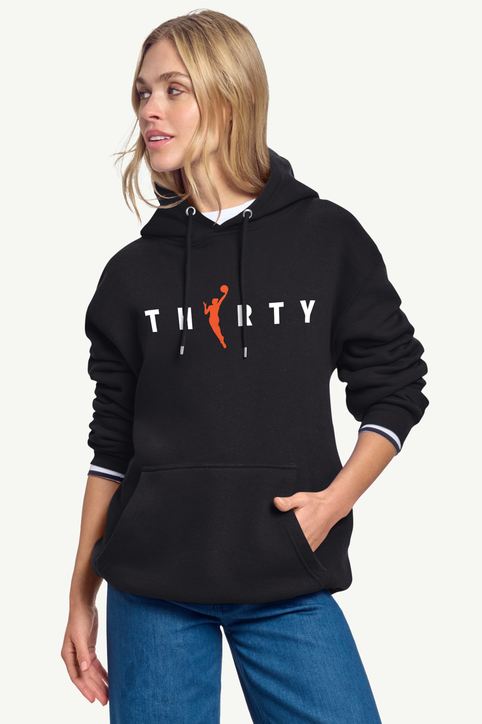 WNBA 30TH ANNIVERSARY PRINTED HOODIE View 1 | New Arrivals WNBA 30TH ANNIVERSARY PRINTED HOODIE View 1 | New Arrivals