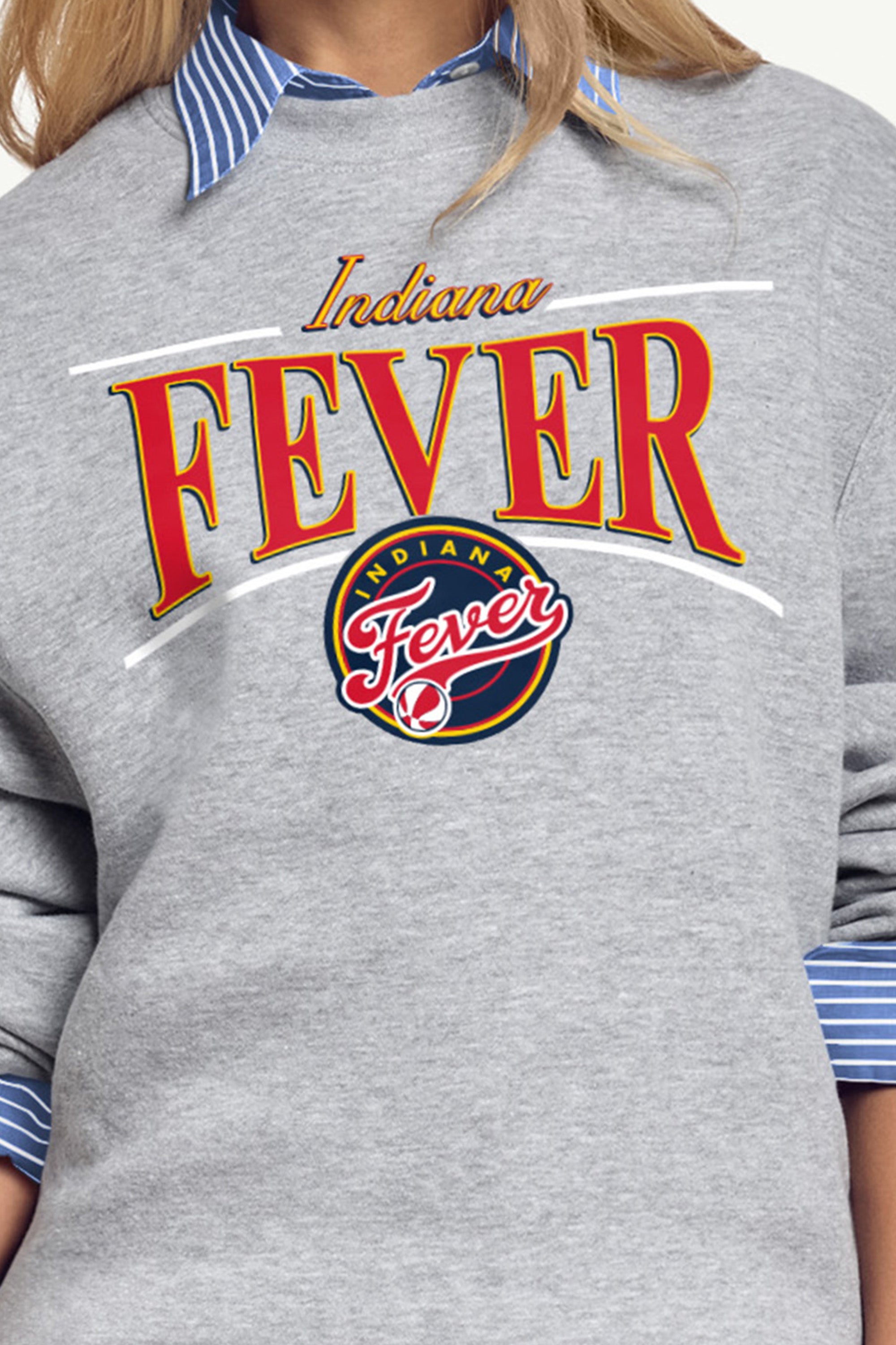 WOMENS WNBA INDIANA FEVER ARCH SWEATSHIRT View 2 | Indiana Fever