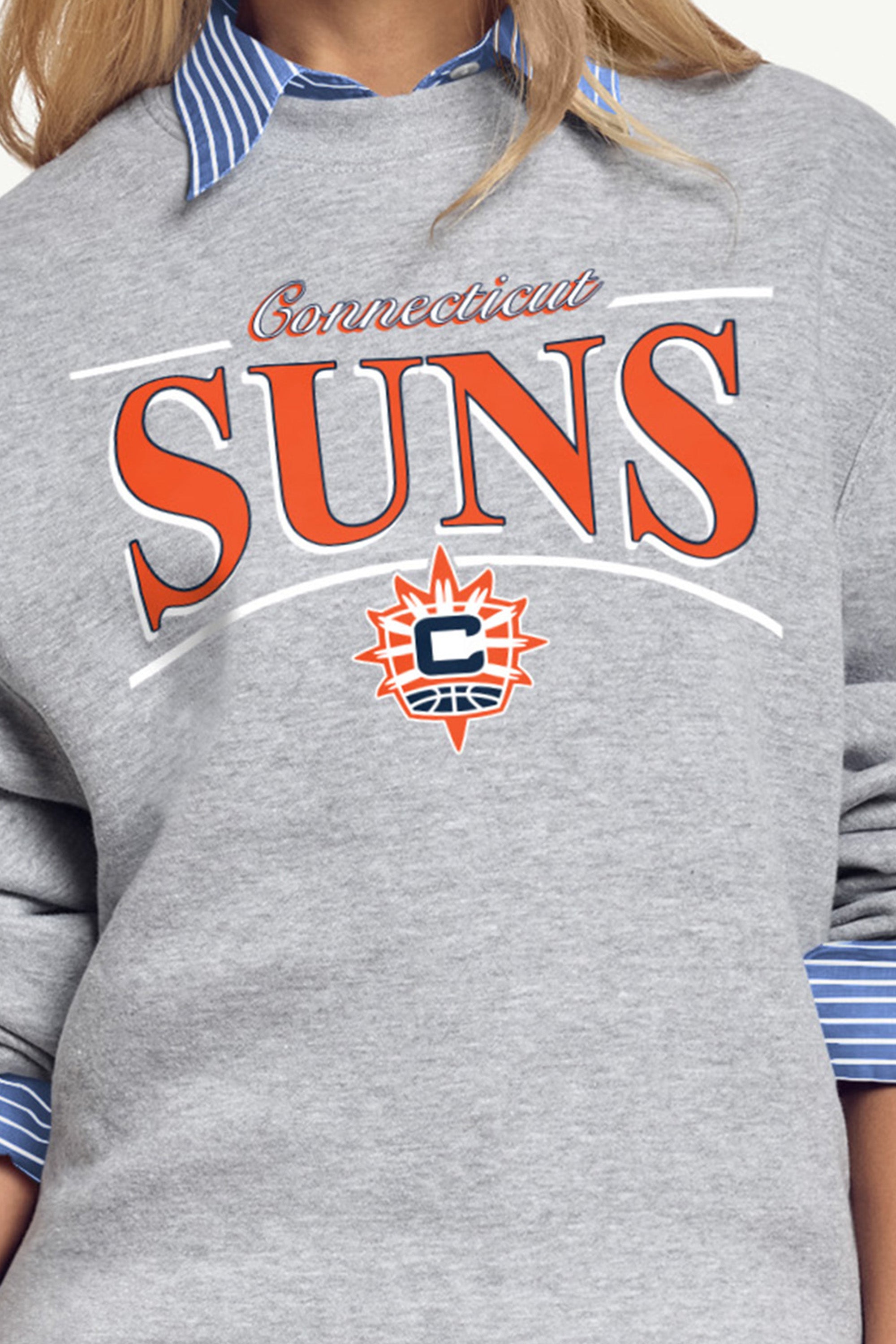 WOMENS WNBA CONECTICUT SUNS ARCH SWEATSHIRT View 2 | Connecticut Sun