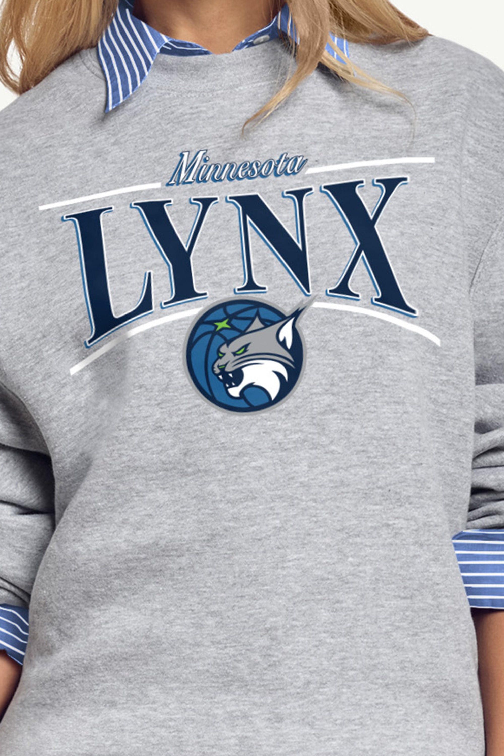 WOMENS WNBA MINNESOTA LYNX ARCH SWEATSHIRT View 2 | Minnesota Lynx