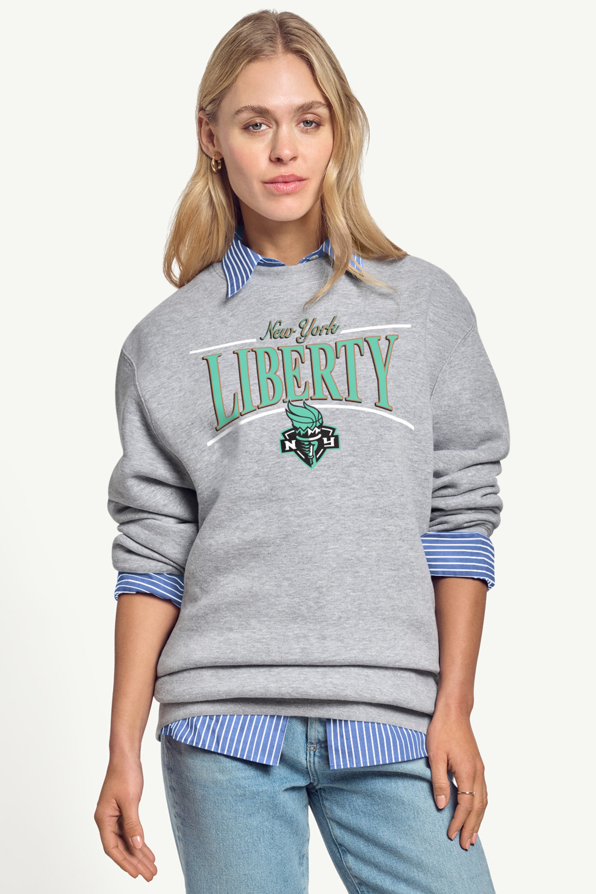WOMENS WNBA NEW YORK LIBERTY ARCH SWEATSHIRT View 4 | New York Liberty