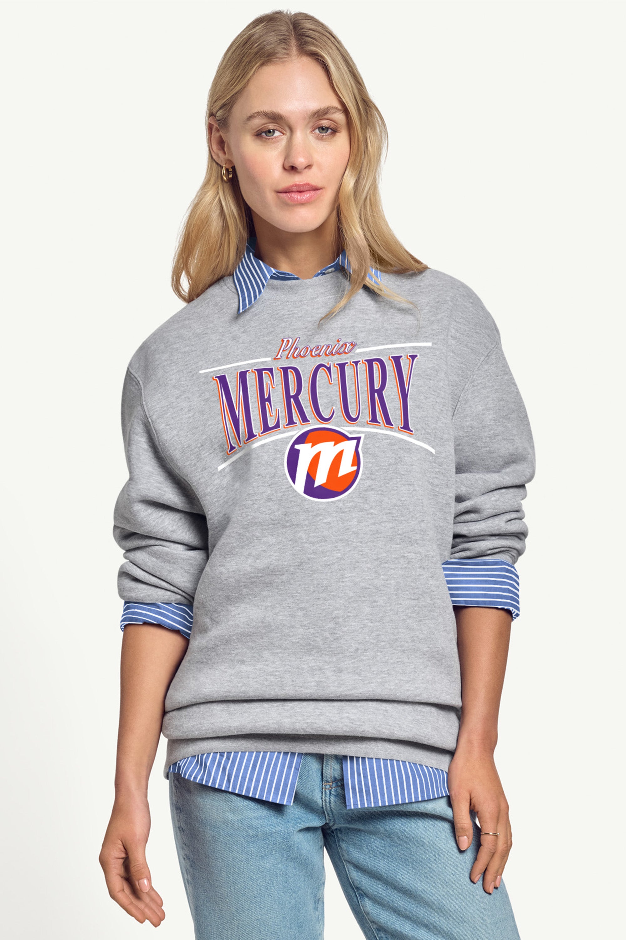 WOMENS WNBA PHOENIX MERCURY ARCH SWEATSHIRT View 4 | Phoenix Mercury