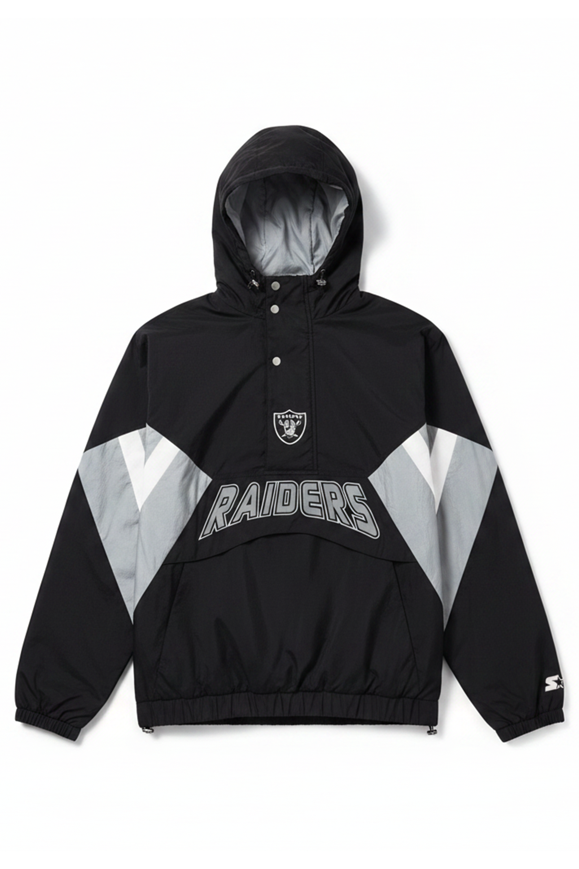Mens Las Vegas Raiders Classic Breakaway Jacket | NFL | Starter Mens Las Vegas Raiders Classic Breakaway Jacket | NFL | Starter